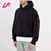 black crop top hoodie